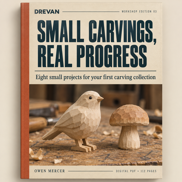 Cover preview of Small Carvings, Real Progress, a digital PDF guide.